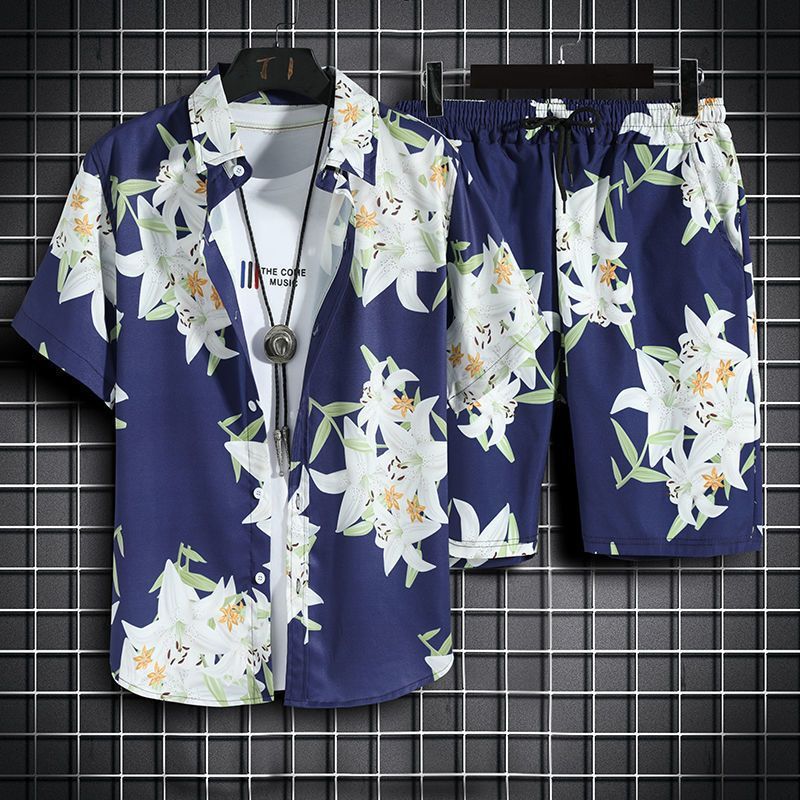 Zippered-pocket Hoodie And Pants Set Relaxed Fit