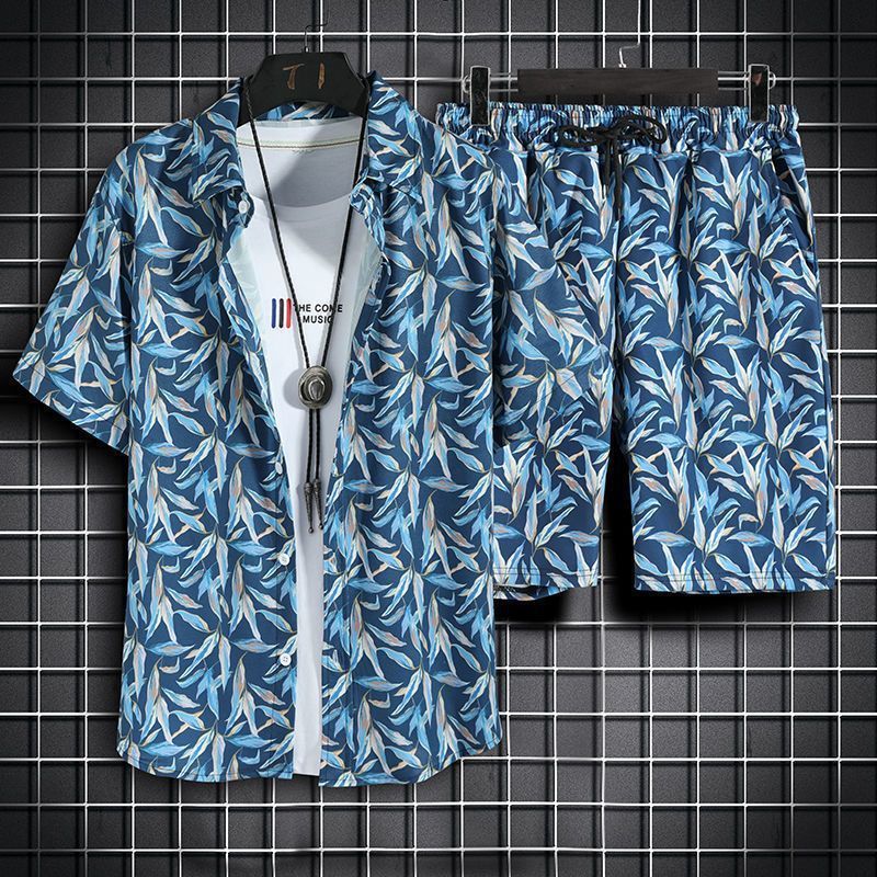 Zippered-pocket Hoodie And Pants Set Relaxed Fit