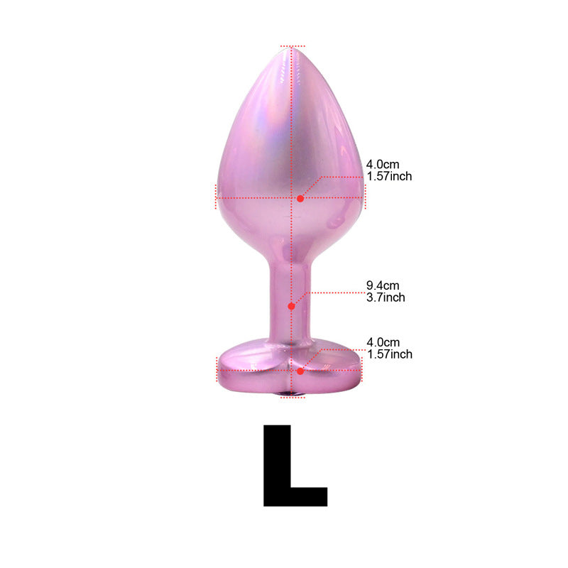Glow Heart-shaped Metal Sex Product Men's And Women's Toys